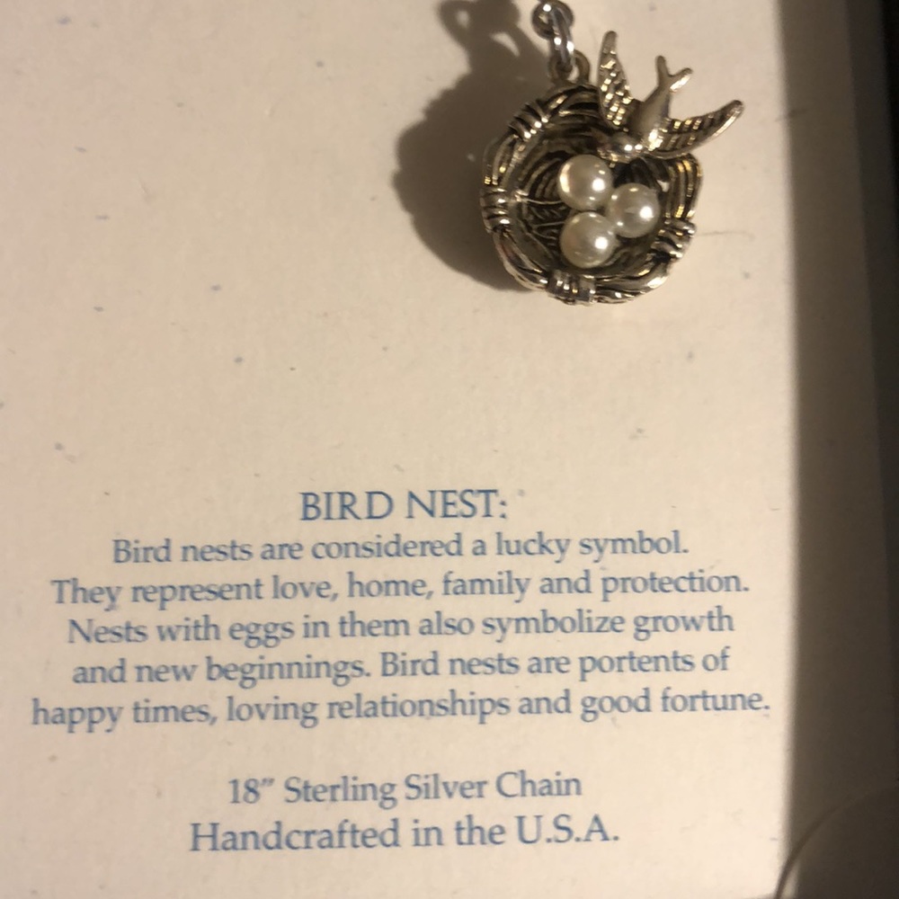 Crystal Dream - bird nest necklace - Picture 2 of 5